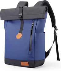BANGE Rolltop Hátizsák Nagy Kapacitás Vízálló Laptop Hátizsák Kék 1