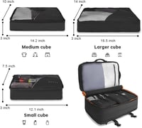 BANGE Utazó Hátizsák, Kézipoggyász Méretű Táska, Átalakítható Sporttáska 17,3 Colos Laptophoz, Unisex Túrahátizsák 4