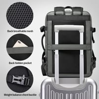 BANGE Utazó Hátizsák, Kézipoggyász Méretű Táska, Átalakítható Sporttáska 17,3 Colos Laptophoz, Unisex Túrahátizsák 6