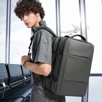 BANGE Utazó Hátizsák, Kézipoggyász Méretű Táska, Átalakítható Sporttáska 17,3 Colos Laptophoz, Unisex Túrahátizsák 7