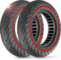 BANGTING 10x2.125 Defektmentes Tömör Gumiabroncs Elektromos Rollerekhez - Xiaomi, Gotrax Kompatibilis - 500kg Teherbírás - 2db Szett 1