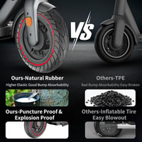 BANGTING 10x2.125 Defektmentes Tömör Gumiabroncs Elektromos Rollerekhez - Xiaomi, Gotrax Kompatibilis - 500kg Teherbírás - 2db Szett 3