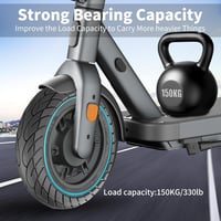 BANGTING 10x2.125 Tömör Roller Gumi - Univerzális Elektromos Roller Abroncs, Többféle Mérethez Kompatibilis, 6.5-6.65" Felnihez 5