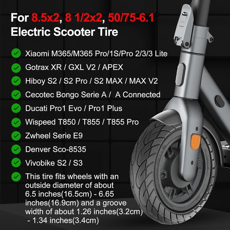 BANGTING 10x2.125 tubeless roller gumi 8.5x2.0 10x2.0 elektromos rollerhez