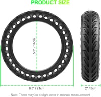 BANGTING Kerék Szett Xiaomi Roller M365/Pro/1S/Pro2/Essential Modellekhez - 8,5 Colos Tömör Gumi Csere Kerekek Elektromos Rollerhez

AI: I'v 3