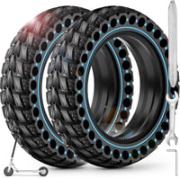BANGTING Tömör Gumi Roller Kerék 8.5x2 Hüvelyk - Xiaomi Pro 2/M365/1S/3/Essential Kompatibilis Defektmentes Csere Abroncs, 2 db 1