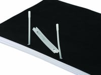 Cleme de arhivare Bankers Box ProClip cu braț de 100 mm și șină de îndosariere, 100% plastic reciclat, alb, 100 bucăți 5