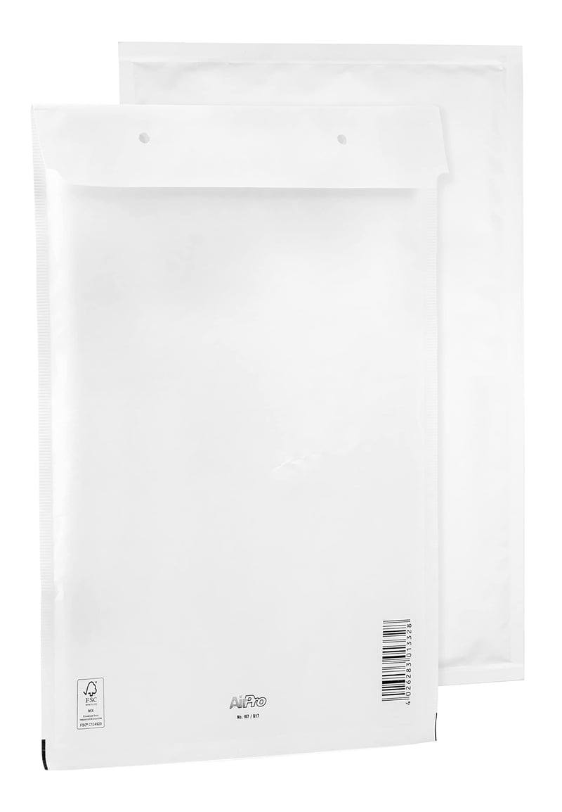 Bantex G7 Bublinková obálka 10 ks – 250x350 mm, biela, so samolepiacim uzáverom (17/G)