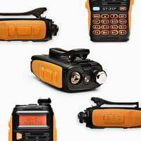 Baofeng GT-3TP Mark III Kétsávos Adóvevő 144-146/430-440MHz, 8W/4W/1W Teljesítmény, 11km Hatótáv, 1800mAh Akkumulátor, Narancs 2