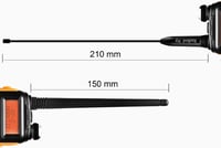 Baofeng GT-3TP Mark III Kétsávos Adóvevő 144-146/430-440MHz, 8W/4W/1W Teljesítmény, 11km Hatótáv, 1800mAh Akkumulátor, Narancs 3
