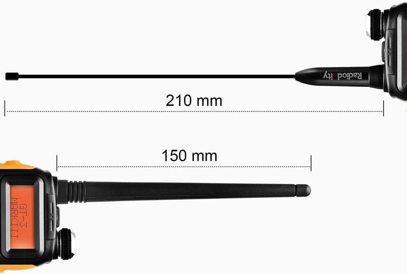 Baofeng GT-3TP Mark III Kétsávos Adóvevő 144-146/430-440MHz, 8W/4W/1W Teljesítmény, 11km Hatótáv, 1800mAh Akkumulátor, Narancs