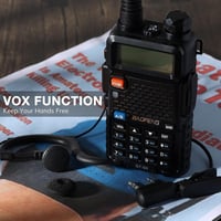 BAOFENG GT-5R Dual Band VHF/UHF Walkie Talkie 128 csatorna 1800mAh 2