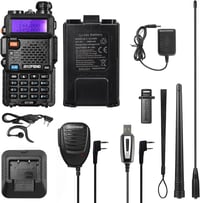 BaoFeng GT-5R Dual Band Walkie Talkie VHF/UHF 128 csatorna 1800mAh 8