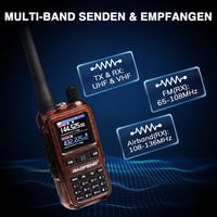 BAOFENG GT-5R Mini kézi amatőr rádió, 999 csatorna, USB-C töltés, borostyánsárga - 2 db 4