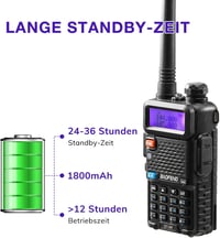 BAOFENG GT-5R Walkie Talkie 2db Duál Sávos Rádió UHF VHF 128 Csatorna 1800mAh 3