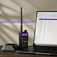 BAOFENG GT-5R Walkie Talkie 2db Duál Sávos Rádió UHF VHF 128 Csatorna 1800mAh 4