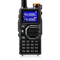 Stație radio emisie-recepție dual-band BAOFENG K5 Plus 10W cu bandă aeronautică, 2500 mAh, 999 canale, CHIRP - negru 1