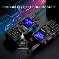 BAOFENG K5 Plus 10W kétsávos walkie-talkie légisávval, 2500 mAh, 999 csatorna, CHIRP - fekete 5
