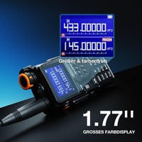 BAOFENG K5 Plus 10W kétsávos walkie-talkie légisávval, 2500 mAh, 999 csatorna, CHIRP - fekete 4