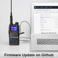 BaoFeng UV-5RM Plus 10W két sávos rádió, FM Air vevő, 2 db, 2500mAh, USB-C, CHIRP, programozókábel és puha tok 5