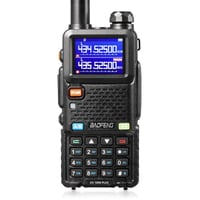 Stație radio portabilă de amatori Baofeng UV-5RM Plus, multibandă, copiere frecvență, bandă de aviație, 2500 mAh 1