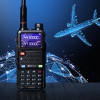 BAOFENG UV-5RM Plus Amatőr Rádió 10W Hosszú Hatótávolságú Kétsávos Walkie Talkie - 1 Alapkészlet 9