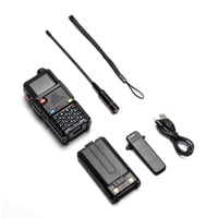 BAOFENG UV-5RM Plus Amatőr Rádió 10W Hosszú Hatótávolságú Kétsávos Walkie Talkie - 1 Alapkészlet 8