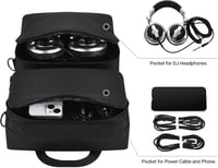 Baomaeyea hordtáska AlphaTheta DDJ-FLX2 utazó tok Pioneer DDJ-200 DDJ-WeGO4 Hercules Inpulse 200 MK2 vállpánttal BK 4
