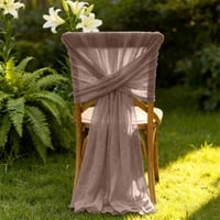 Baosind Boho stolni trkač tamnoružičasti, 280 x 80 cm, materijal od gaze, periv, rustikalna dekoracija za vjenčanja, darivanje djeteta (baby shower), djevojačke zabave 8