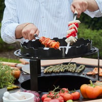 Barbecook Set višekratnih BBQ ražnjića - 3 XL ražnjića od nehrđajućeg čelika i drva, 65 cm 5