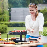 Barbecook Set višekratnih BBQ ražnjića - 3 XL ražnjića od nehrđajućeg čelika i drva, 65 cm 2