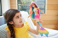 Barbie Dreamtopia Szivárvány Sellő Baba Színváltó Hajjal - Vízzel Aktiválható Játék 3-8 Éves Lányoknak, GTF89 2