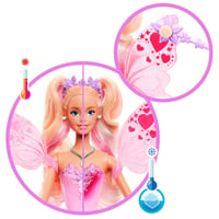 Bábika Barbie Fantasy víla s meniacimi sa krídlami a outfitom, čarovným prútikom a módnymi doplnkami, JCP76 3