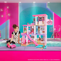 Ružové kabriolet Barbie HBT92 Dreamland pre 2 bábiky – otáčavé kolesá, realistické detaily, od 3 rokov 2