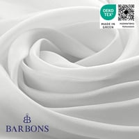 BARBONS Napínacia plachta 160x200 cm, 100% bavlnený džersej, certifikát Oeko-Tex, pre boxspring postele a vysoké matrace (do 27 cm), biela 5