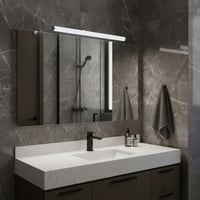 Barcelona LED kúpeľňové nástenné svietidlo tubulárne opálové 6W 540lm IP44 40 cm 5