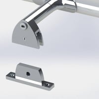 Barcelona LED kúpeľňové nástenné svietidlo tubulárne opálové 6W 540lm IP44 40 cm 9