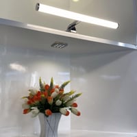 Barcelona LED kúpeľňové nástenné svietidlo tubulárne opálové 6W 540lm IP44 40 cm 7