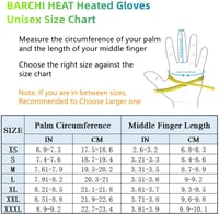BARCHI HEAT Fűthető Kesztyű Férfiaknak és Nőknek, Elektromos Kerékpár Motoros Téli Kesztyű, M-es méret 9