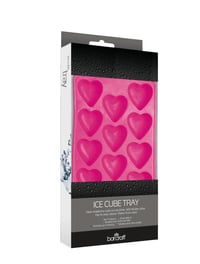 Formă din silicon pentru cuburi de gheață BarCraft cu model în formă de inimă, roz, 26 x 12 cm 5