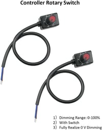 Barfeery 0-10V LED Dimmer Vezérlő 3db PWM Szabályozó Elektronikus Meghajtóhoz 5