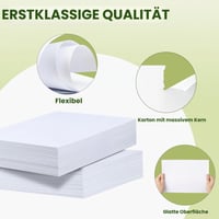 Bargain Hound A4 kancelársky papier 160g biely, 90 listov, hrubý papier na tlač 3