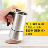 Barista Legends French Press Fekete Kávéfőző - Üveg és Rozsdamentes Acél, 600 ml, 3 Csészés, Kézi Kávéprés Aromadús Élményhez, Kempingezéshe 5