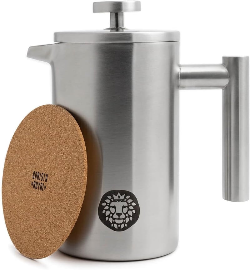 Barista Royal Franciasajtó 600ml Kávéfőző Melegítő Funkcióval