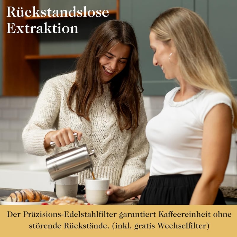 Barista Royal Franciasajtó 600ml Kávéfőző Melegítő Funkcióval