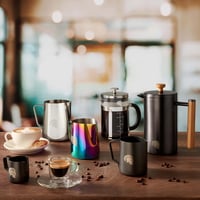 BaristaLegends 58,5 mm Espresso Tamper Rozsdamentes Acél Fa Nyéllel Profi Kávéhoz 8