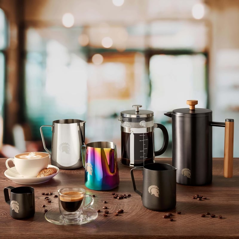 BaristaLegends 58,5 mm Espresso Tamper Rozsdamentes Acél Fa Nyéllel Profi Kávéhoz