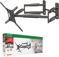 Barkan TV Fali Tartó 13-90 Hüvelyk Dupla Karos Forgatható Dönthető Konzol LED OLED LCD Televízióhoz 60kg Teherbírás VESA 600x400 1