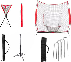 BARNETT BNB-03 Edzőhálóval Baseball Szett Pólóval és Labdatartóval