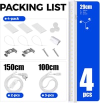 Barrina T5 LED növénylámpa 5000K 29cm 4db szett teljes spektrum - 29cm, White 9